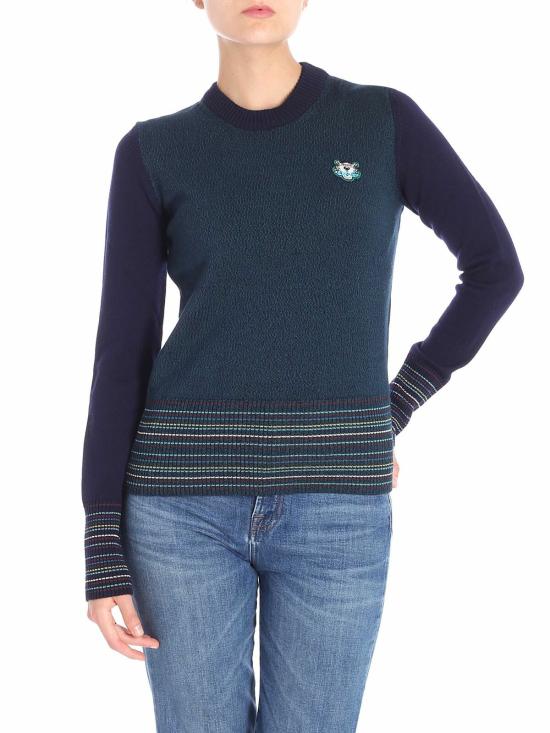  겐조 긴팔 티셔츠 2TO51186076 Blue