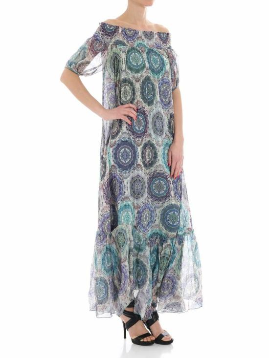  FUZZI 롱 원피스 F8113310550415 Multicolour - FUZZI