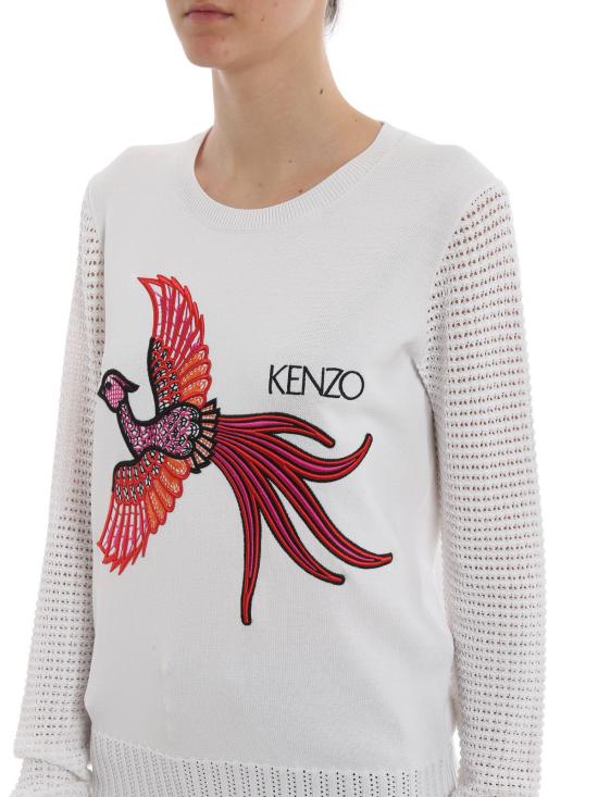  겐조 긴팔 티셔츠 F952TO56885001 White - KENZO