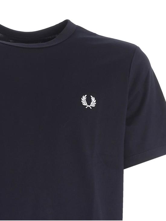 25FW 프레드페리 반팔 티셔츠 M3519608 Blue - FRED PERRY