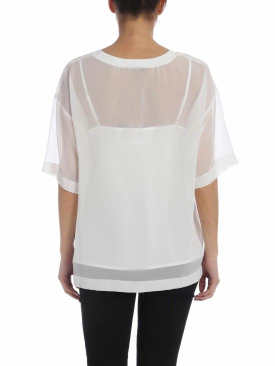  디케이엔와이 반팔 티셔츠 P9JAWDSCIVM White - DKNY