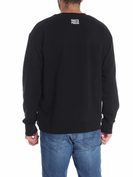  파우스토 푸글리시 긴팔 티셔츠 FPU7113P0306999 Black - FAUSTO PUGLISI