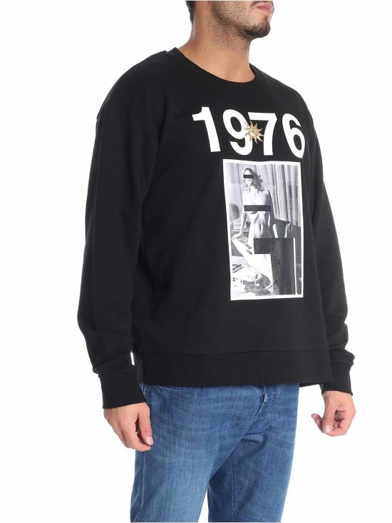  파우스토 푸글리시 긴팔 티셔츠 FPU7113P0306999 Black - FAUSTO PUGLISI