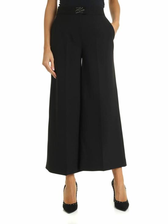  칼라거펠트 스트레이트 팬츠 96KW1006999 Black