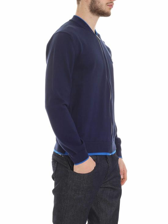  겐조 집업 니트 5CA1023AB76 Blue - KENZO