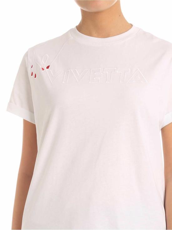  비베타 반팔 티셔츠 20EV2M0F07163311101 White - VIVETTA