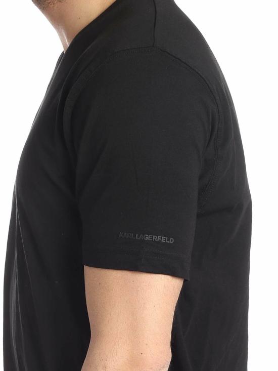  칼라거펠트 반팔 티셔츠 765001500298990 Black - KARL LAGERFELD
