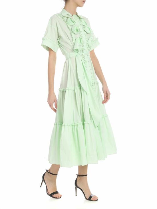  비베타 미디 원피스 91VP613607 Green - VIVETTA
