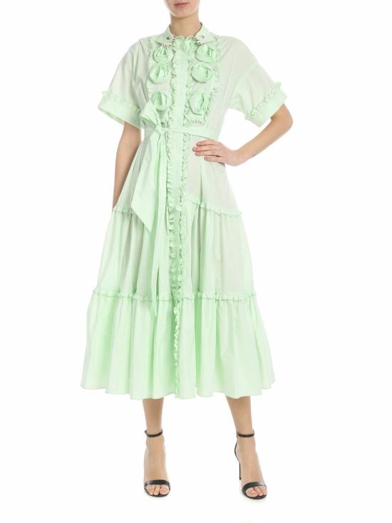  비베타 미디 원피스 91VP613607 Green