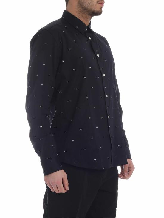  겐조 긴팔 셔츠 5CH2001FM99 Black - KENZO