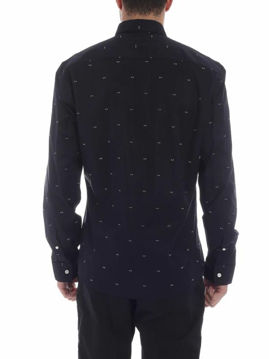  겐조 긴팔 셔츠 5CH2001FM99 Black - KENZO