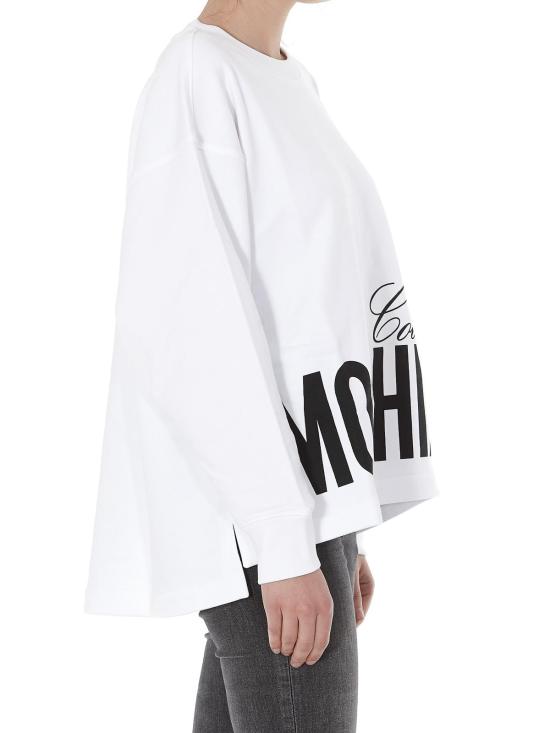  모스키노 긴팔 티셔츠 170405271001 White - MOSCHINO