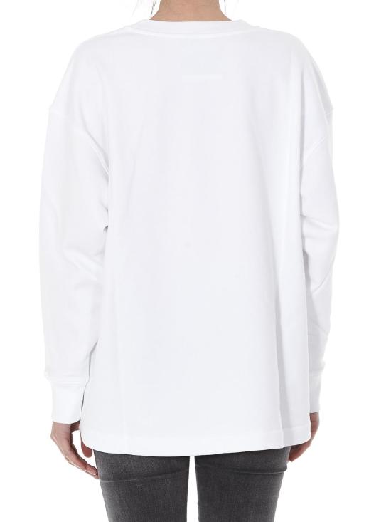  모스키노 긴팔 티셔츠 170405271001 White - MOSCHINO