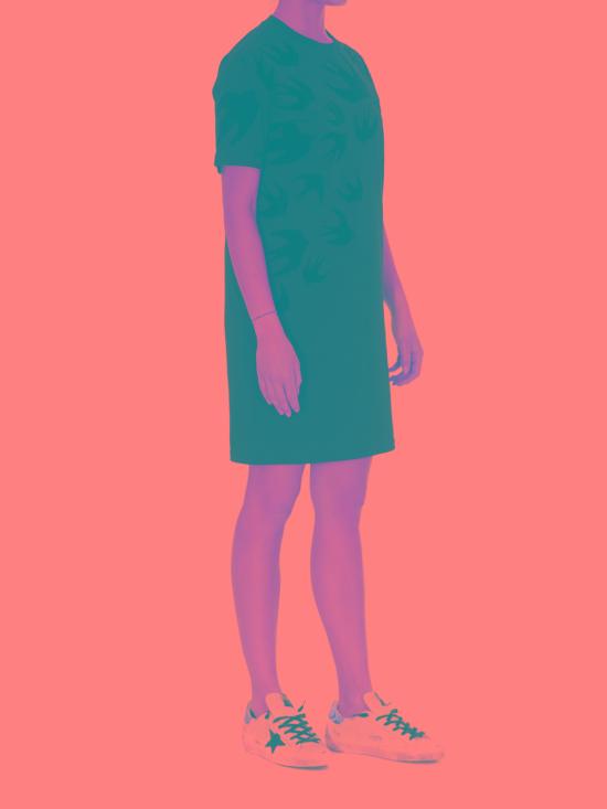  알렉산더 맥퀸 숏 원피스 395772RLT731000 Black - ALEXANDER MCQUEEN