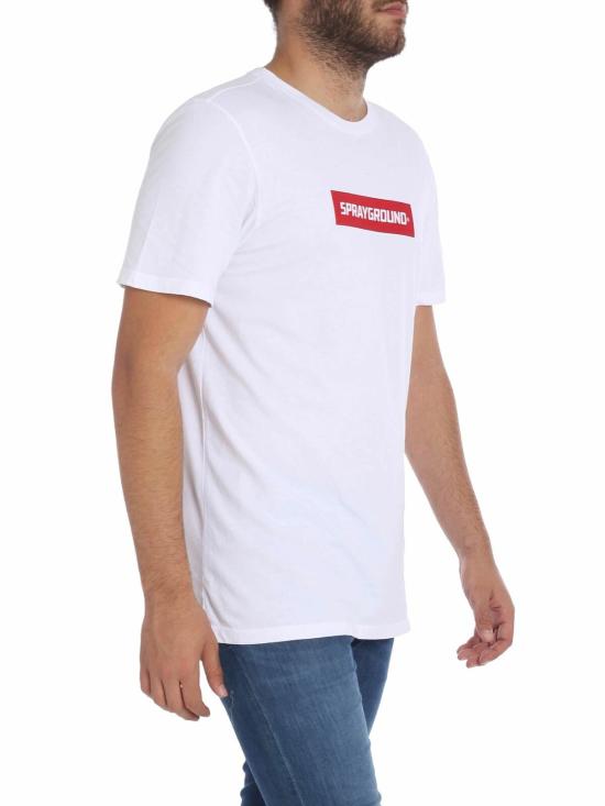 스프레이그라운드 반팔 티셔츠 9100T001WHT White - SPRAYGROUND