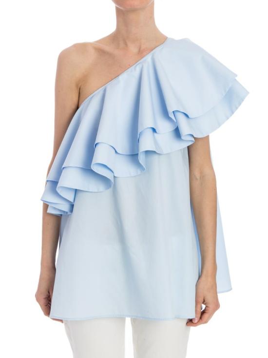  비베타 블라우스 71VP2487001 Light Blue