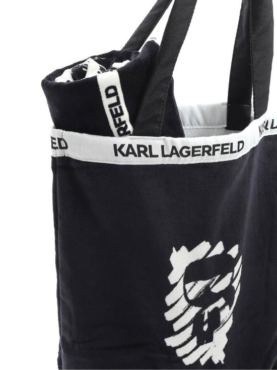  칼라거펠트 비치용품 211W3905998 Black - KARL LAGERFELD