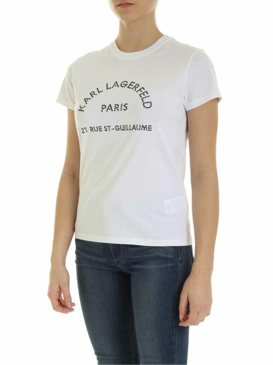  칼라거펠트 반팔 티셔츠 201W1720100 White - KARL LAGERFELD