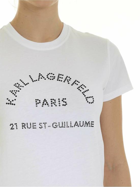  칼라거펠트 반팔 티셔츠 201W1720100 White - KARL LAGERFELD