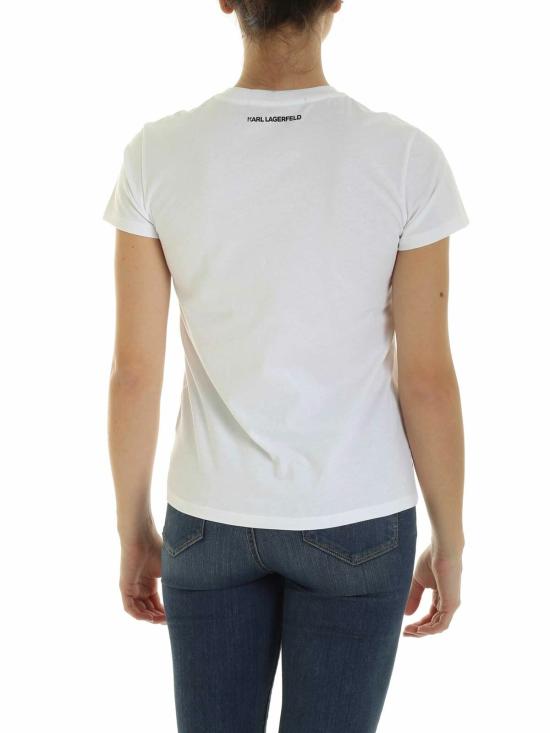  칼라거펠트 반팔 티셔츠 201W1720100 White - KARL LAGERFELD