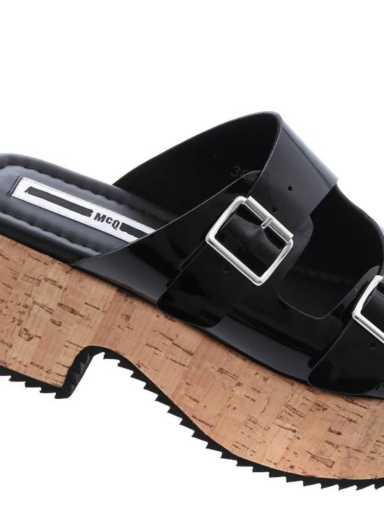  알렉산더 맥퀸 뮬/슬리퍼 556936R25971000 Black - ALEXANDER MCQUEEN