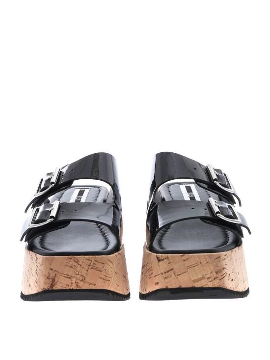  알렉산더 맥퀸 뮬/슬리퍼 556936R25971000 Black - ALEXANDER MCQUEEN