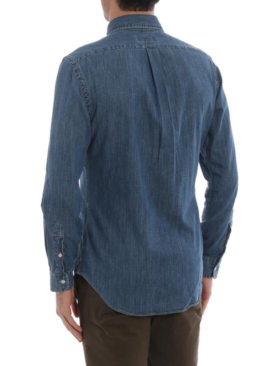 26FW 랄프 로렌 긴팔 셔츠 710548539001 Medium Wash - RALPH LAUREN