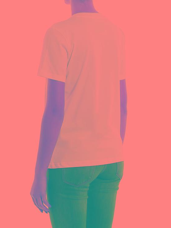  모스키노 반팔 티셔츠 70905401001 White - MOSCHINO