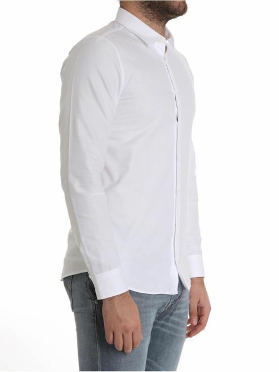  모스키노 긴팔 셔츠 020802361001 White - MOSCHINO