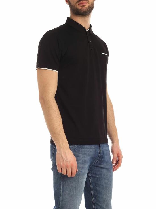  칼라거펠트 폴로 티셔츠 755005501201990 Black - KARL LAGERFELD
