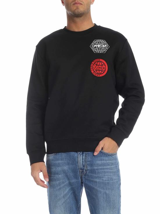  알렉산더 맥퀸 긴팔 티셔츠 415099RNT171000 Black