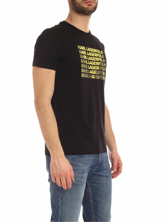  칼라거펠트 반팔 티셔츠 755045501220990 Black - KARL LAGERFELD