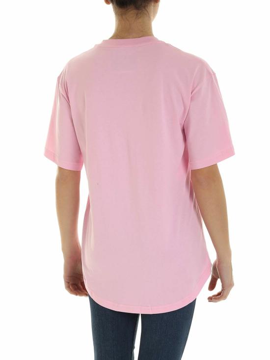  모스키노 반팔 티셔츠 070704401224 Pink - MOSCHINO