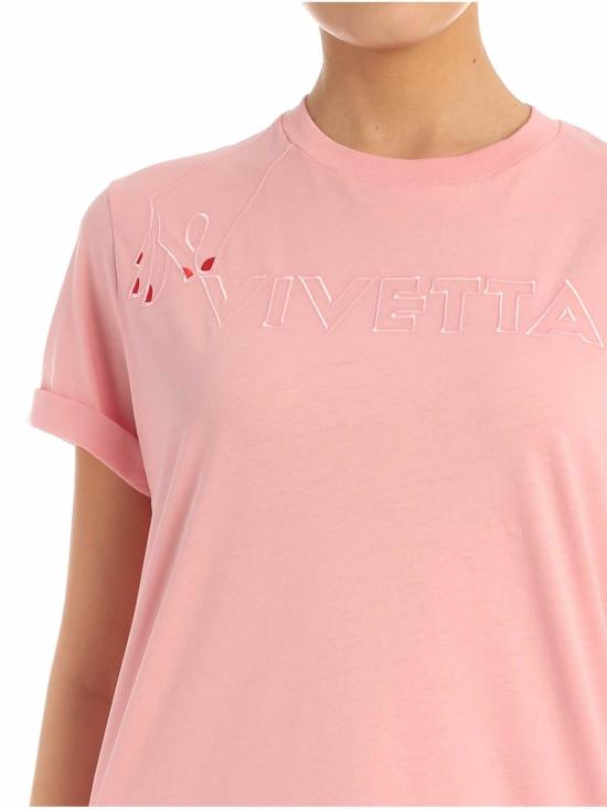  비베타 반팔 티셔츠 20EV2M0F07163314421 Pink - VIVETTA