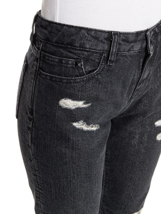  칼라거펠트 데님 팬츠 61KW1801KAROSKINNYD06DESTROYEDB Black - KARL LAGERFELD