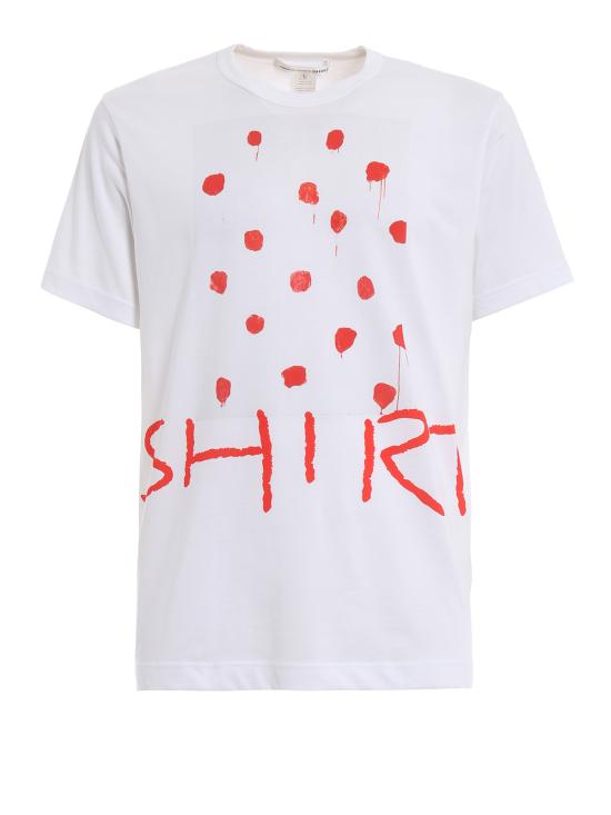  꼼데가르송 반팔 티셔츠 S261141 White