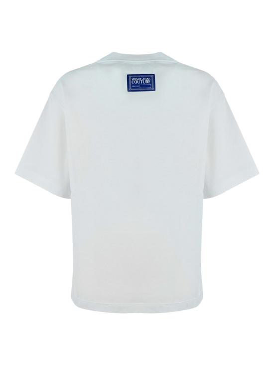  베르사체 반팔 티셔츠 71HAHP02CJ00P003 White - VERSACE