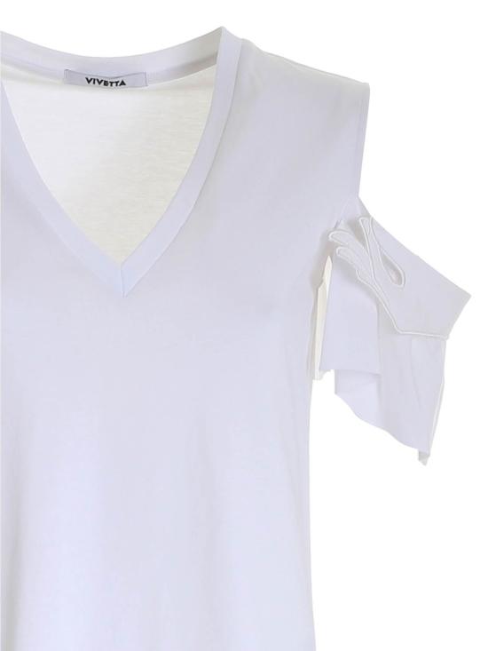  비베타 반팔 티셔츠 21EV2M0F02169531101 White - VIVETTA