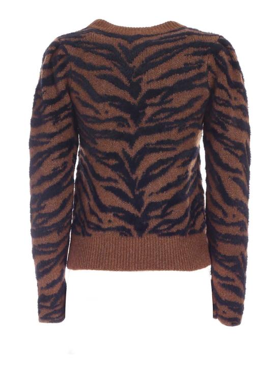  디케이엔와이 긴팔 티셔츠 P1HSA06ZLUGBLK Animal Print - DKNY