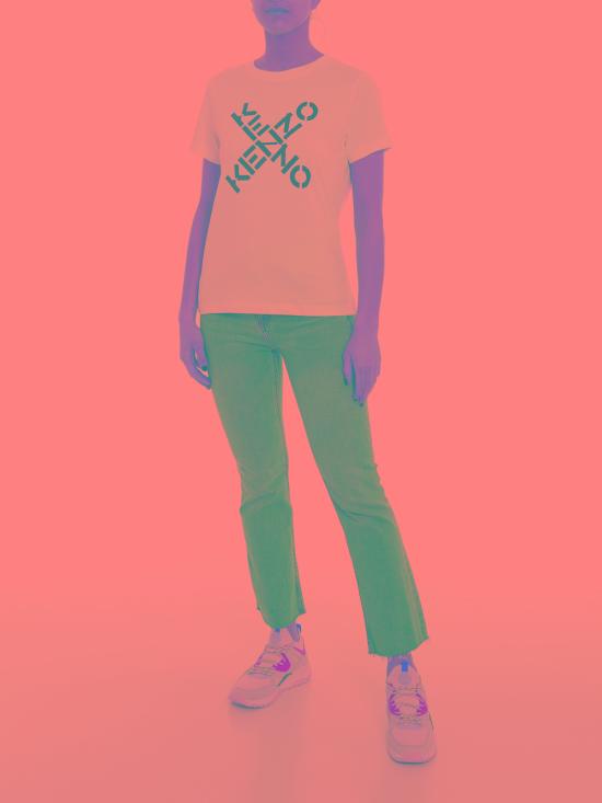  겐조 반팔 티셔츠 FB52TS8504SJ01 White - KENZO