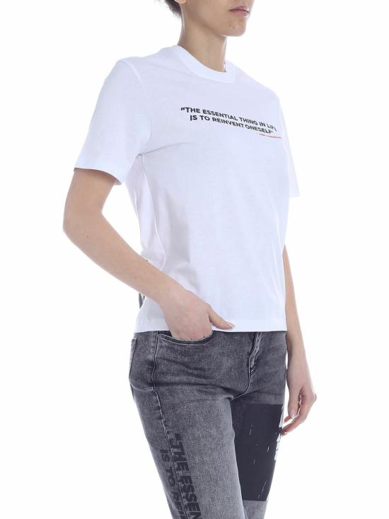  칼라거펠트 반팔 티셔츠 200W1792100 White - KARL LAGERFELD