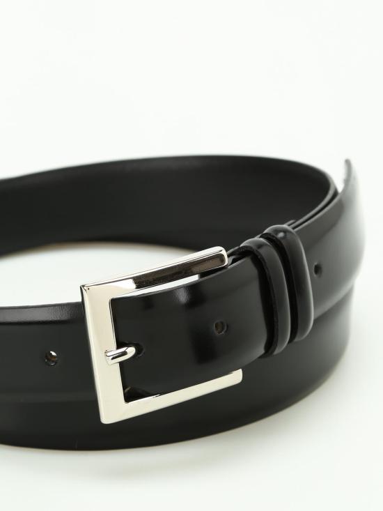 25FW 오르치아니 가죽 벨트 U03201CALFNERO Black - ORCIANI