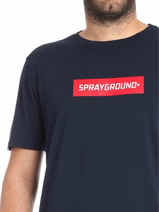  스프레이그라운드 반팔 티셔츠 9100T001NAV Blue - SPRAYGROUND