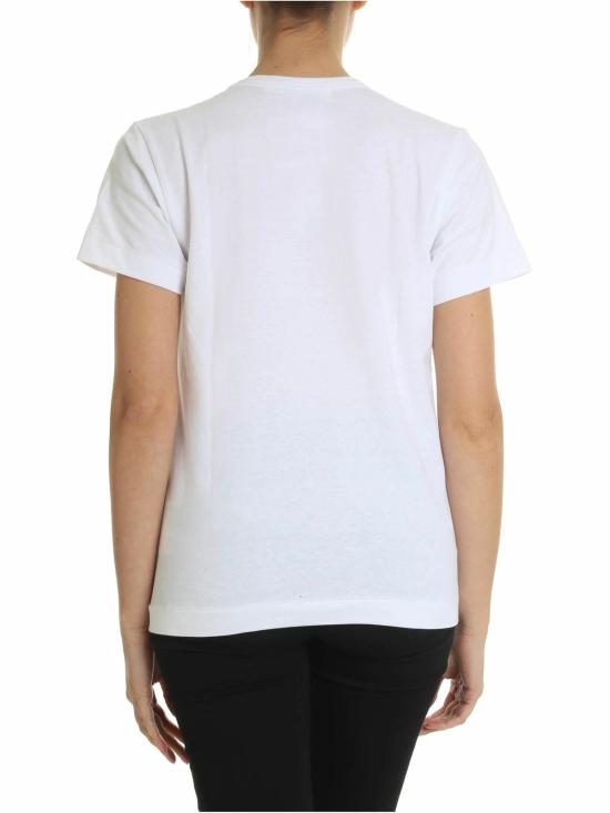  꼼데가르송 반팔 티셔츠 AZT1990512 White - COMME DES GARCONS