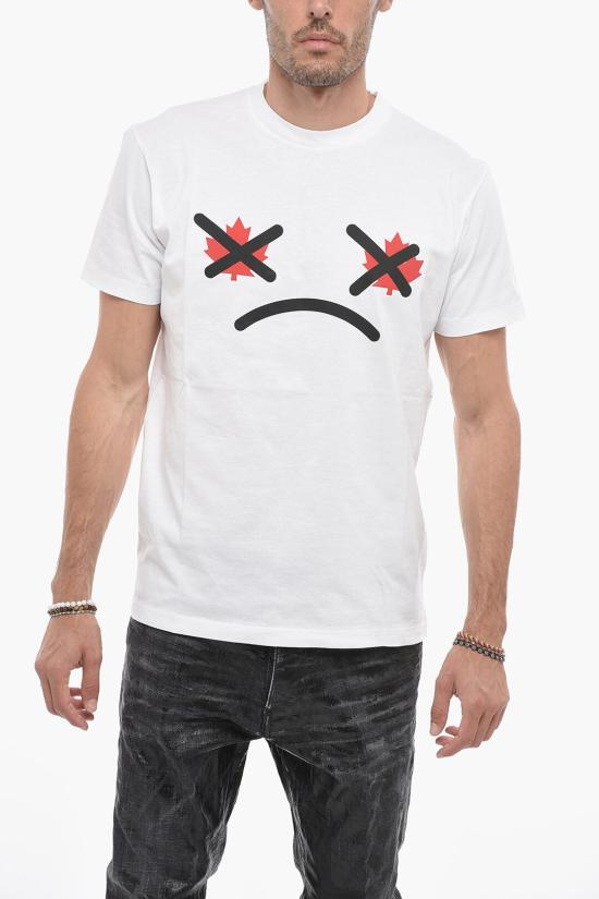  디스퀘어드2 반팔 티셔츠 S74GD1154 S23009 100 White