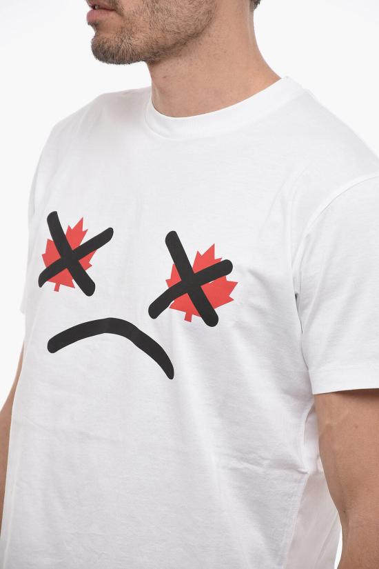  디스퀘어드2 반팔 티셔츠 S74GD1154 S23009 100 White - DSQUARED2