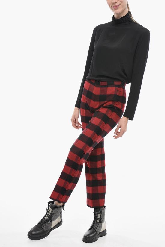  울리치 스트레이트 팬츠 CFWWTR0068FRUT2368 5321 Nero Rosso - WOOLRICH