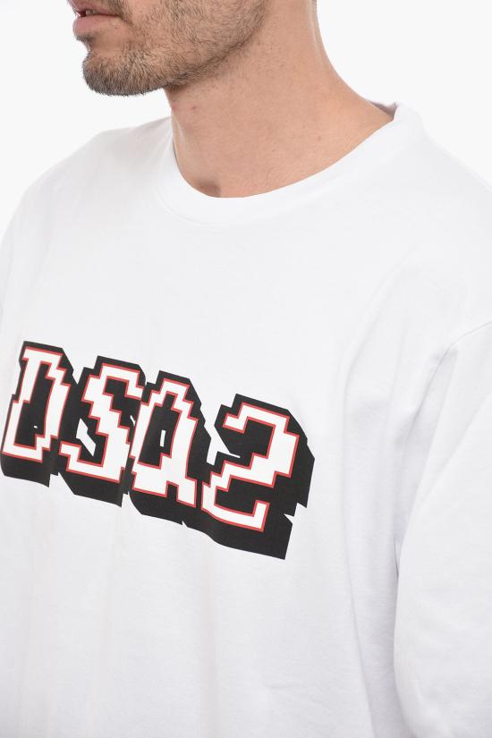  디스퀘어드2 긴팔 티셔츠 S74GD1180 S24581 100 White - DSQUARED2