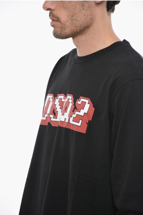  디스퀘어드2 긴팔 티셔츠 S74GD1180 S24581 900 Black - DSQUARED2