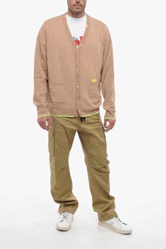  디스퀘어드2 가디건 S74HA1373 S18326 961 Beige - DSQUARED2